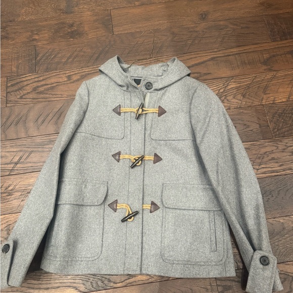 J. Crew Grey Wool Coat - Picture 2 of 3